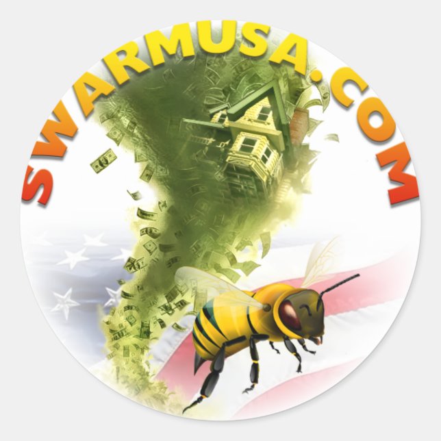 Debt Tornado  Sticker (Front)