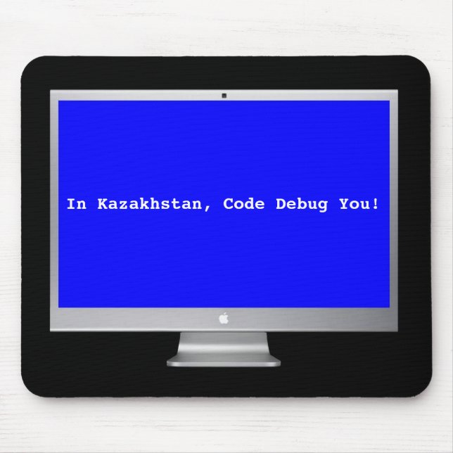Debug Blue Screen Mouse Mat (Front)