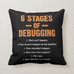Debugging Coder Bug Coding Computer Programmer Cushion<br><div class="desc">A funny Gift for programmer,  gamer,  computer scientist,  software developer,  IT admin,  nerd and pc geek. Perfect surprise for a laughter with friends,  family and colleagues at school or work.</div>