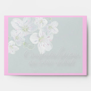 Debut Congratulations Spring Beauty Wildflower Envelope