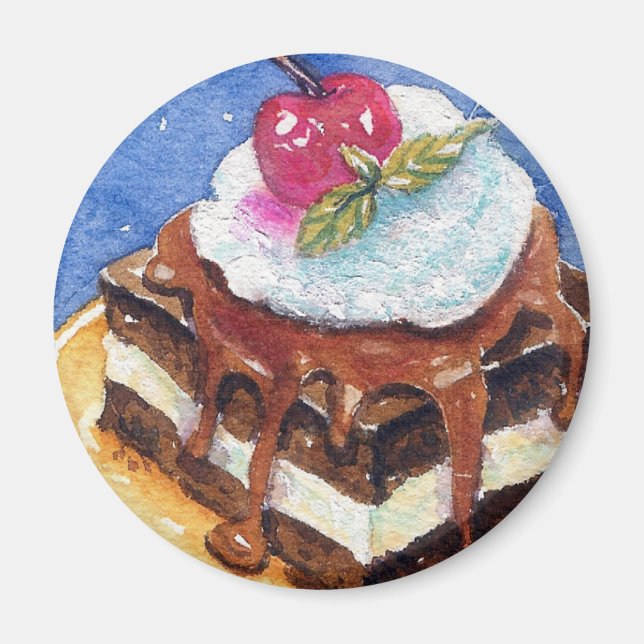 Decadent Brownie Magnet (Front)