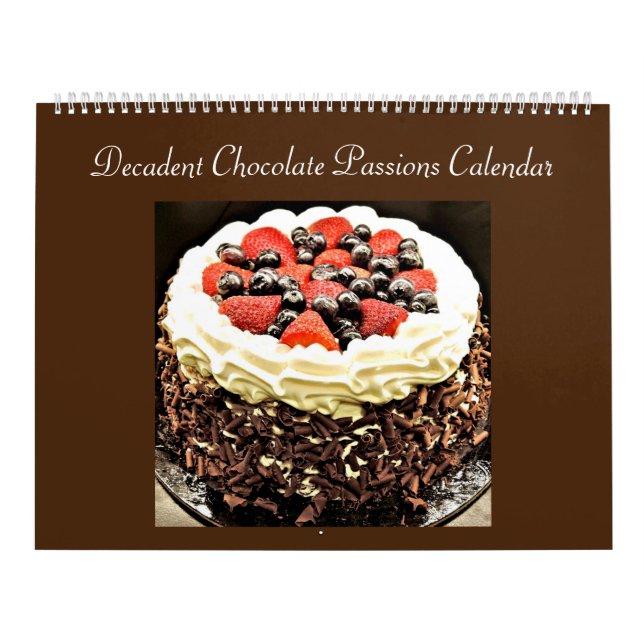 Decadent Chocolate Passions Calendar (Cover)