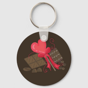 Decadent Chocolate Treats Key Ring