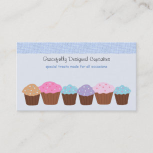 Decadent Cupcakes Business Card