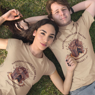 Decadent National Chocolate Cake Day T-Shirt