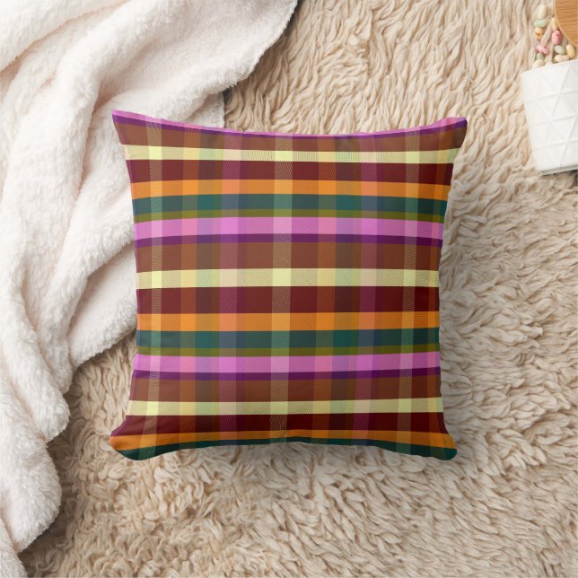 Decadent Warm Plaid DGRWP Cushion (Blanket)