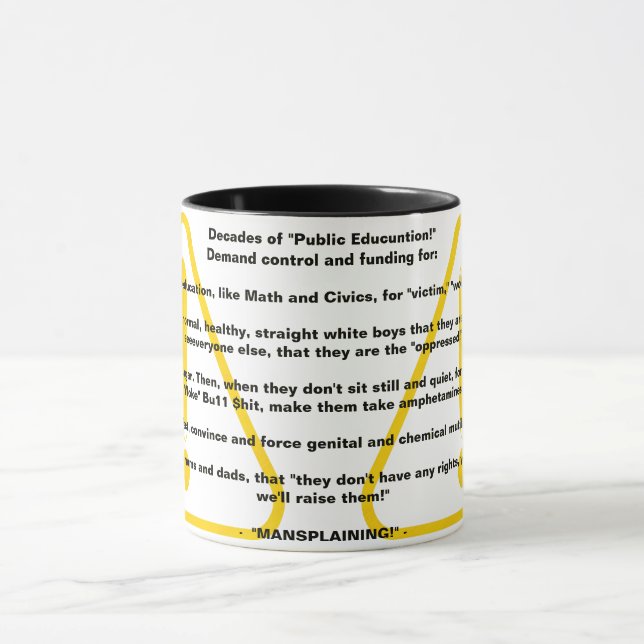 Decades of "Public Educuntion!"   Mug (Center)