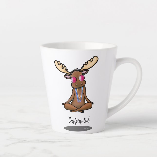 Decaffeinated Moose Latte Mug (Right)