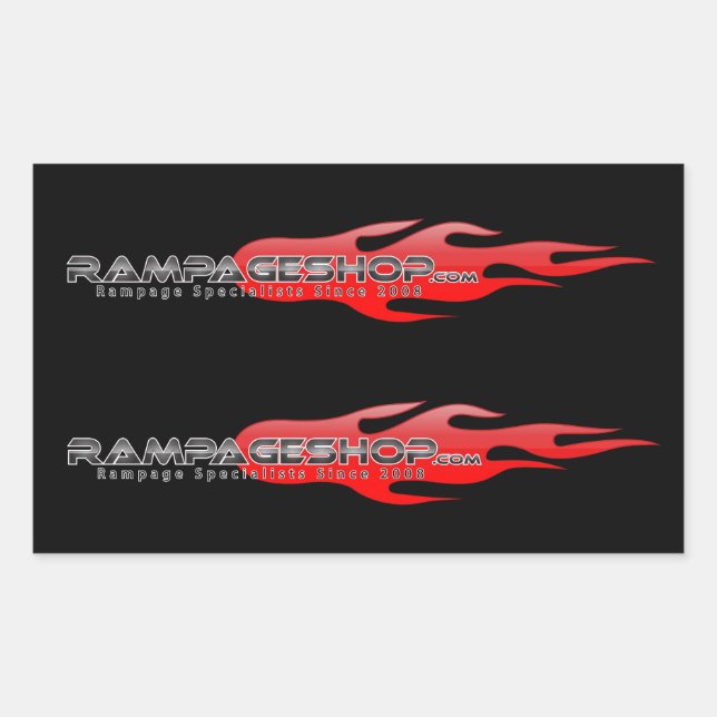 Decal / Sticker - Medium Black x 8 (Front)