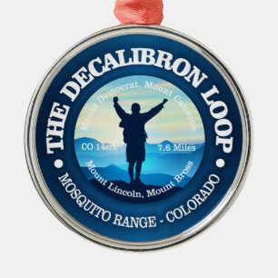 Decalibron Loop (hiking) Metal Tree Decoration