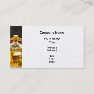 Decanter of Oil Business Card