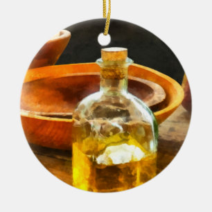 Decanter of Oil Ceramic Tree Decoration