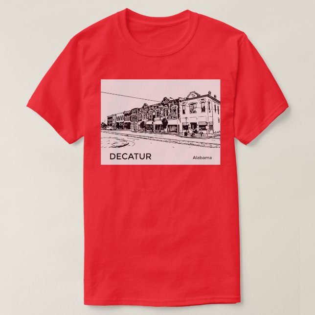 Decatur Alabama TShirt (Design Front)