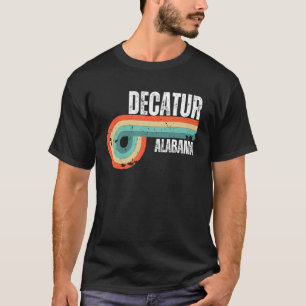 Decatur City Alabama State Vintage Retro Souvenir T-Shirt