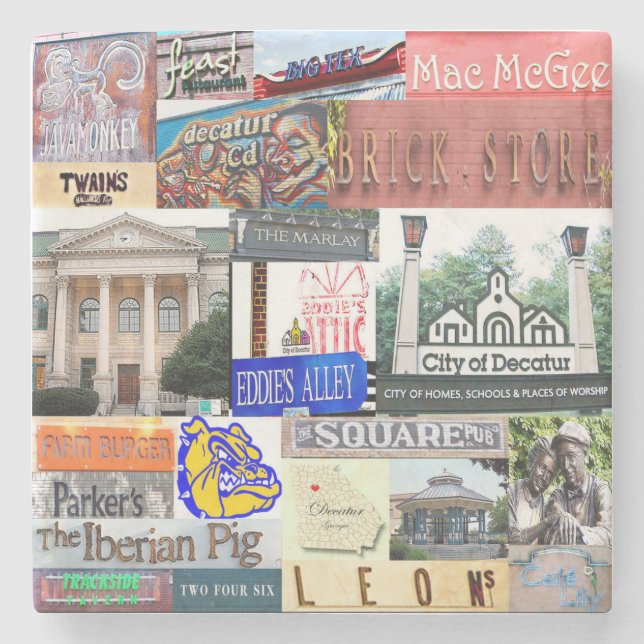 Decatur Coasters, Decatur, Decatur Georgia Coaster (Front)