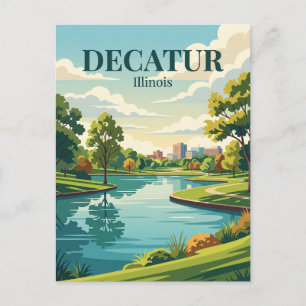Decatur, Illinois Postcard