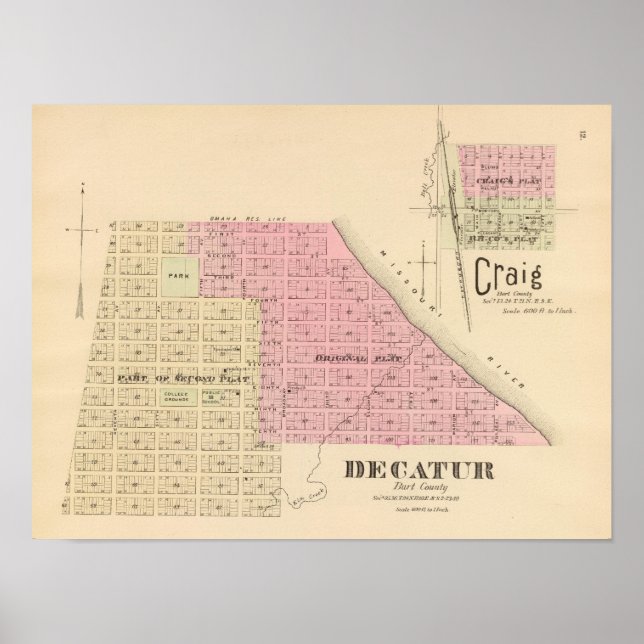 Decatur, Nebraska Poster (Front)