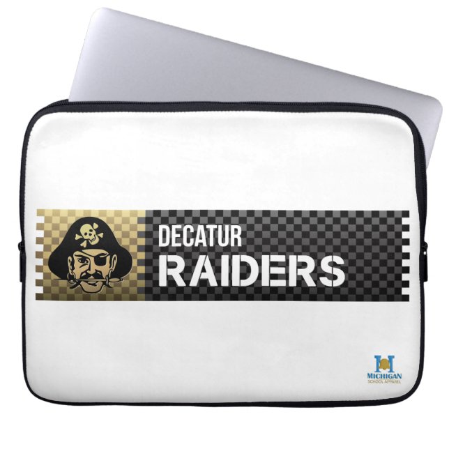 Decatur Raiders #2 Laptop Sleeve (Front)
