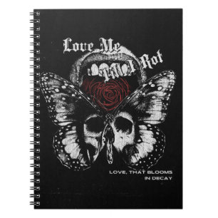 Decaying Love - Gothic Streetwear Design Notebook