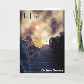 Deceased Dad/Father Birthday Card