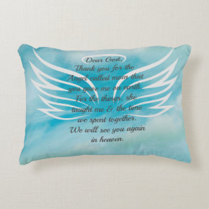 Deceased Mother Quote Decorative Cushion