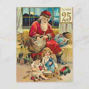December25th - vintage christmas greeting  card