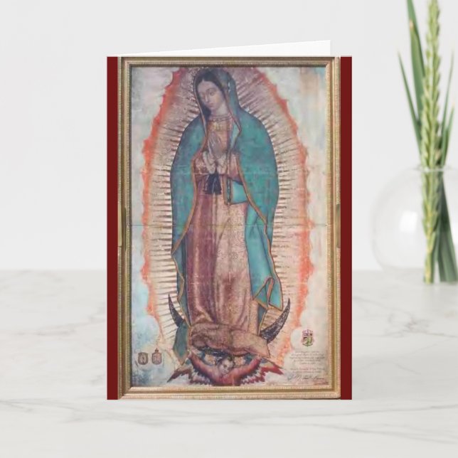 December 12   Our Lady of Guadalupe Card (Front)