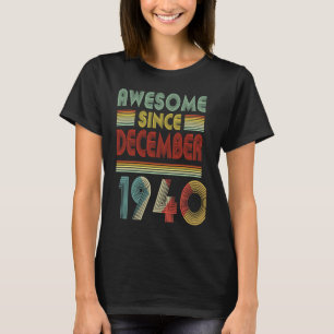 DECEMBER 1940 T 79 Years Old 79th Birthday Decora T-Shirt