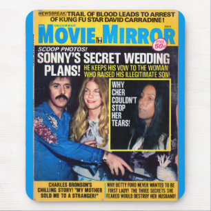 December 1974 Movie Mirror cover Mouse Mat