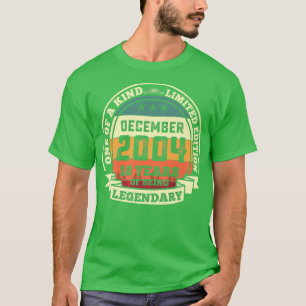 December 2004 18th Birthday Gift 18 Years Of Being T-Shirt