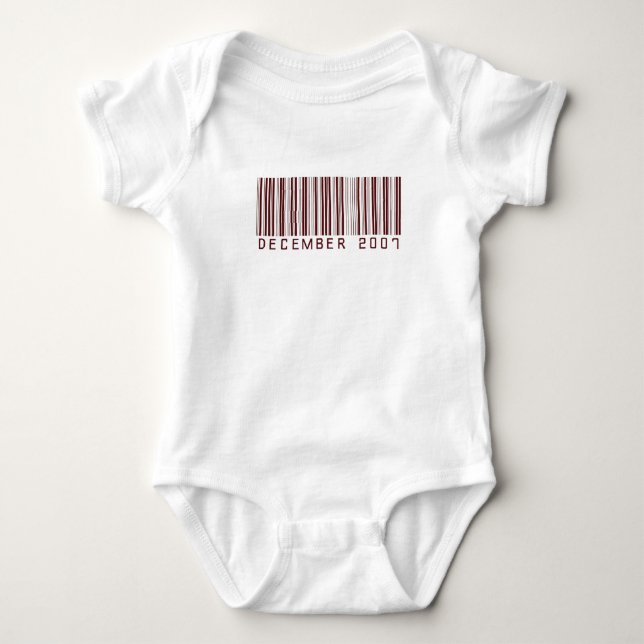 December-2007 Baby Bodysuit (Front)