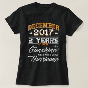 December 2017 Shirt 2nd Anniversary Gifts