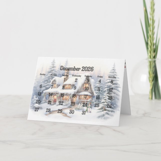 December 2025 Christmas Month Card (Front)