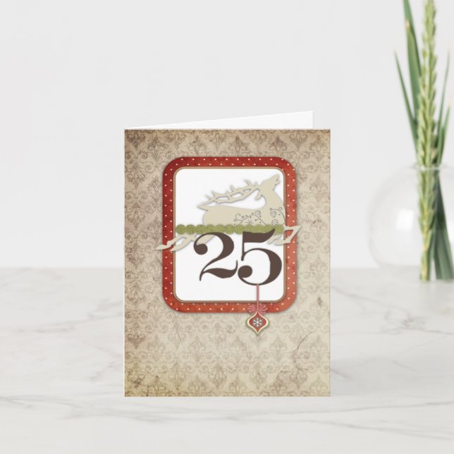 December 25 Note Card (Front)