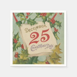 December 25th Christmas Day Napkin
