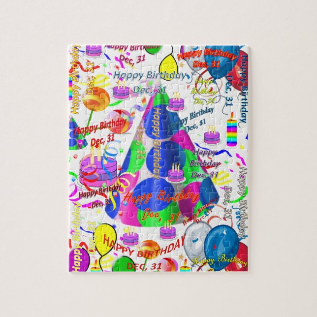December, 31 Birthday Jigsaw Puzzle (Vertical)