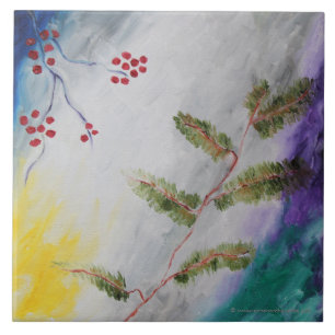 December Afternoon Painting Tile