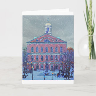 December at Faneuil Hall Holiday Card