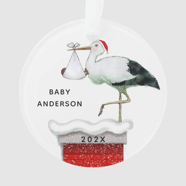 December Baby Keepsake Ornament (Front)