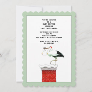 December Baby Shower Invitation