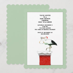 December Baby Shower Invitation