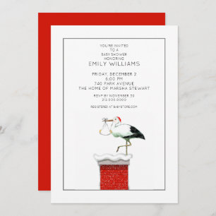 December Baby Shower Invitations