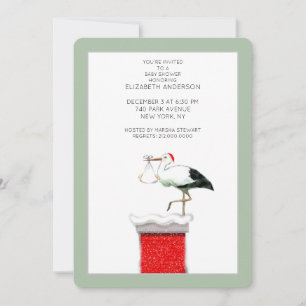 December Baby Shower Invitations