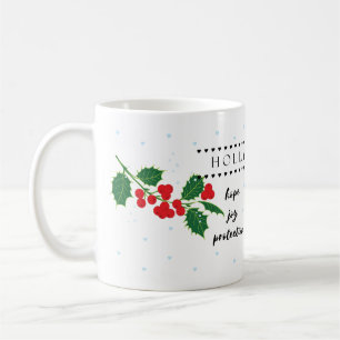 December Birth Flower Mug with Flower Meanings 