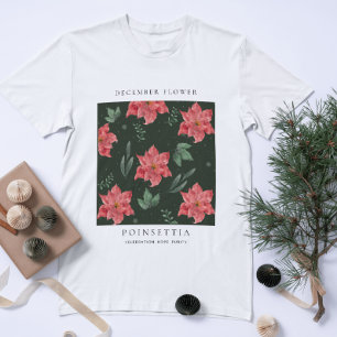 December Birth Month Flower T-Shirt