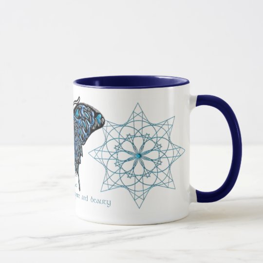 December Birthstone Butterfly Mug