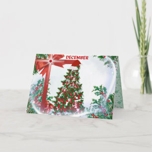 December Christmas Greeting Card