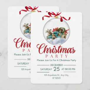 December Christmas Party Invitation