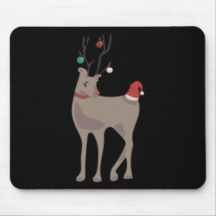 [december] Christmas Reindeer (12 Month Calendar C Mouse Mat
