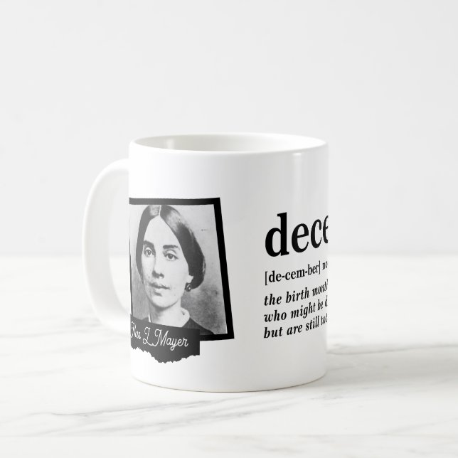 December Definition Coffee Mug (Front Left)